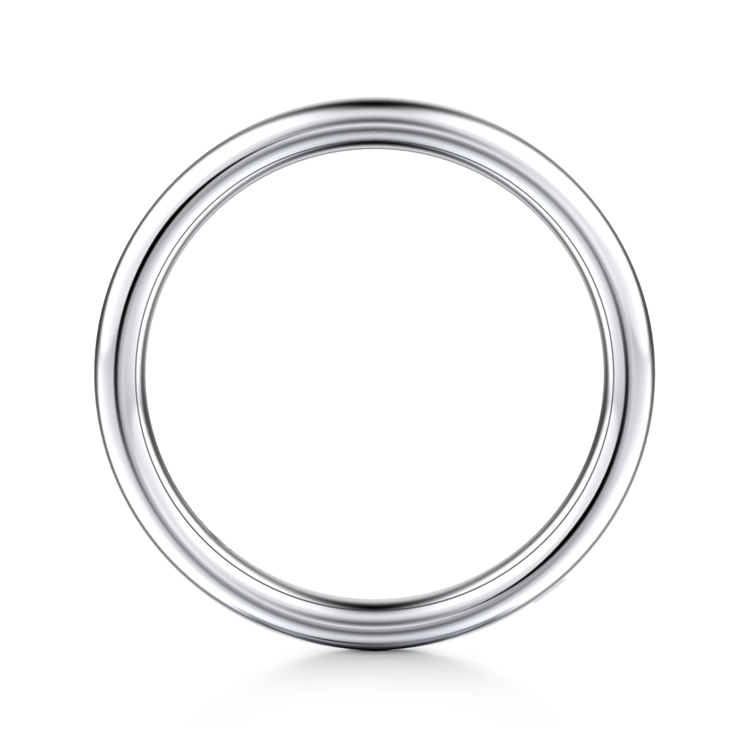 14K White Gold Wedding Band - Shot 2