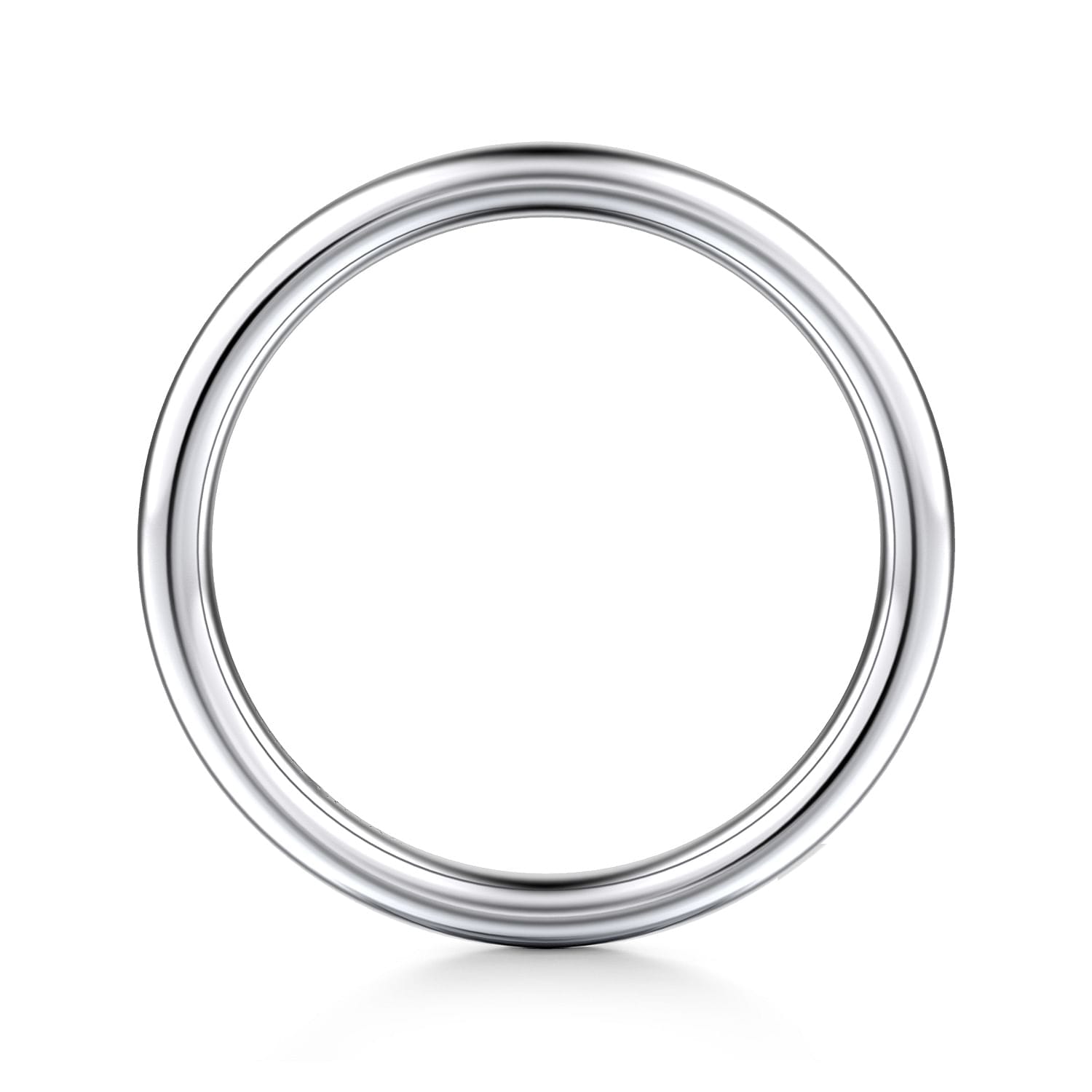 14K White Gold Wedding Band - Shot 2