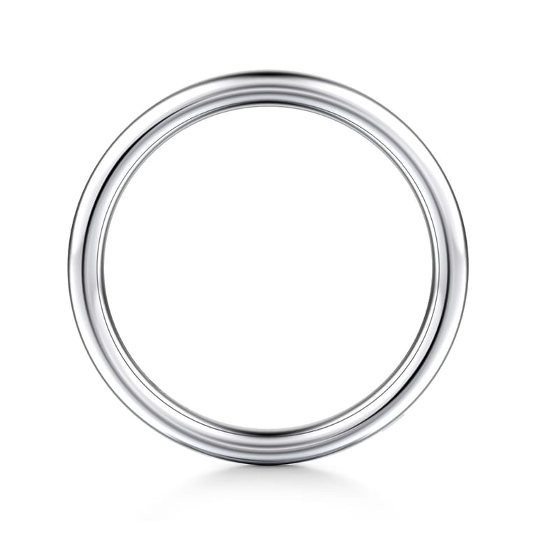 14K White Gold Wedding Band - Shot 2