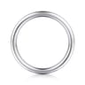 14K White Gold Wedding Band