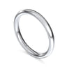 14K White Gold Wedding Band