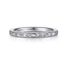 14K White Gold Wedding Band