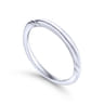 14K White Gold Wedding Band