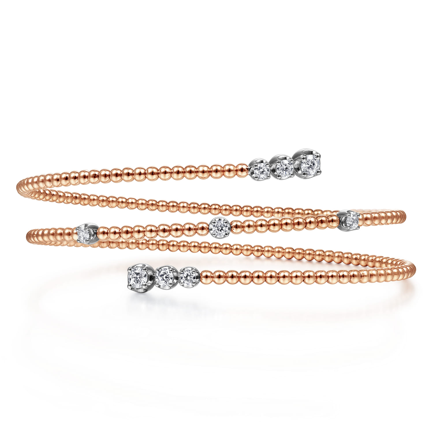 14k White/Rose Gold