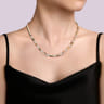 14K White  Yellow Diamond Necklace - 1.54 ct