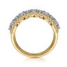 14K White Yellow Gold Bujukan Diamond Fashion Ring - 0.5 ct