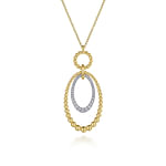 14K-White-Yellow-Gold-Bujukan-and-Diamond-Circle-Pendant-Necklace1