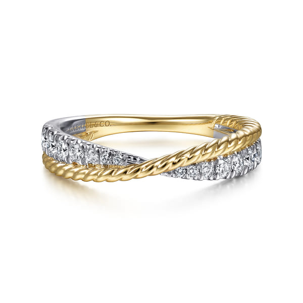 Mixed Metal Wedding Ring