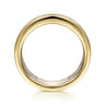 14K White-Yellow Gold Diamond Easy Stackable Ring - 0.5 ct