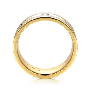 14K White Yellow Gold Diamond