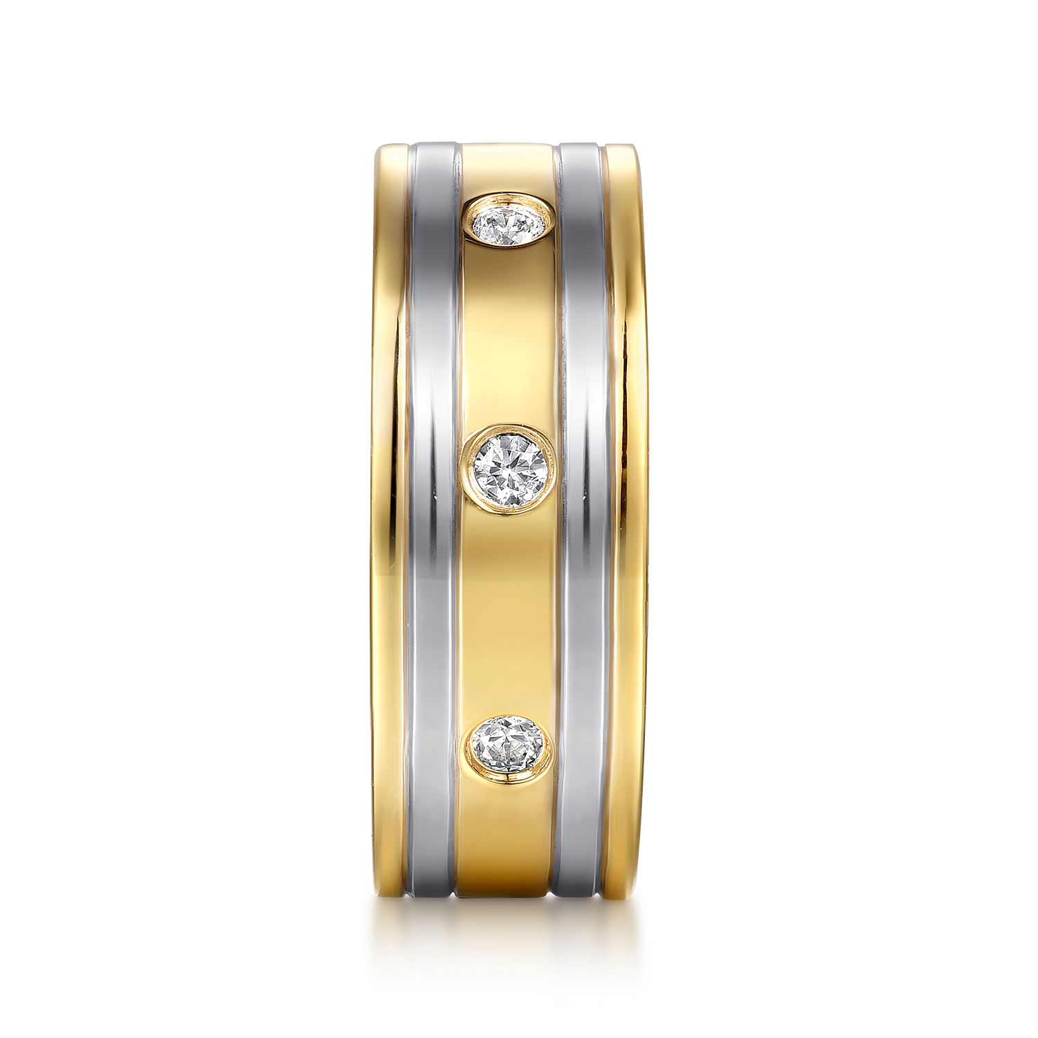 14K White Yellow Gold Diamond - 0.3 ct - Shot 4