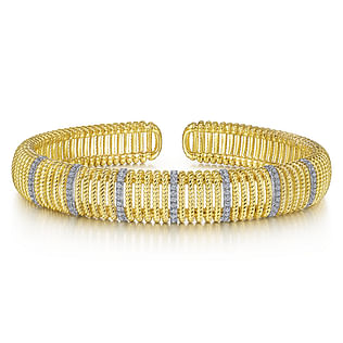 14K-White-Yellow-Gold-Twisted-Rope-Cuff-Bracelet-with-Diamond-Stations1