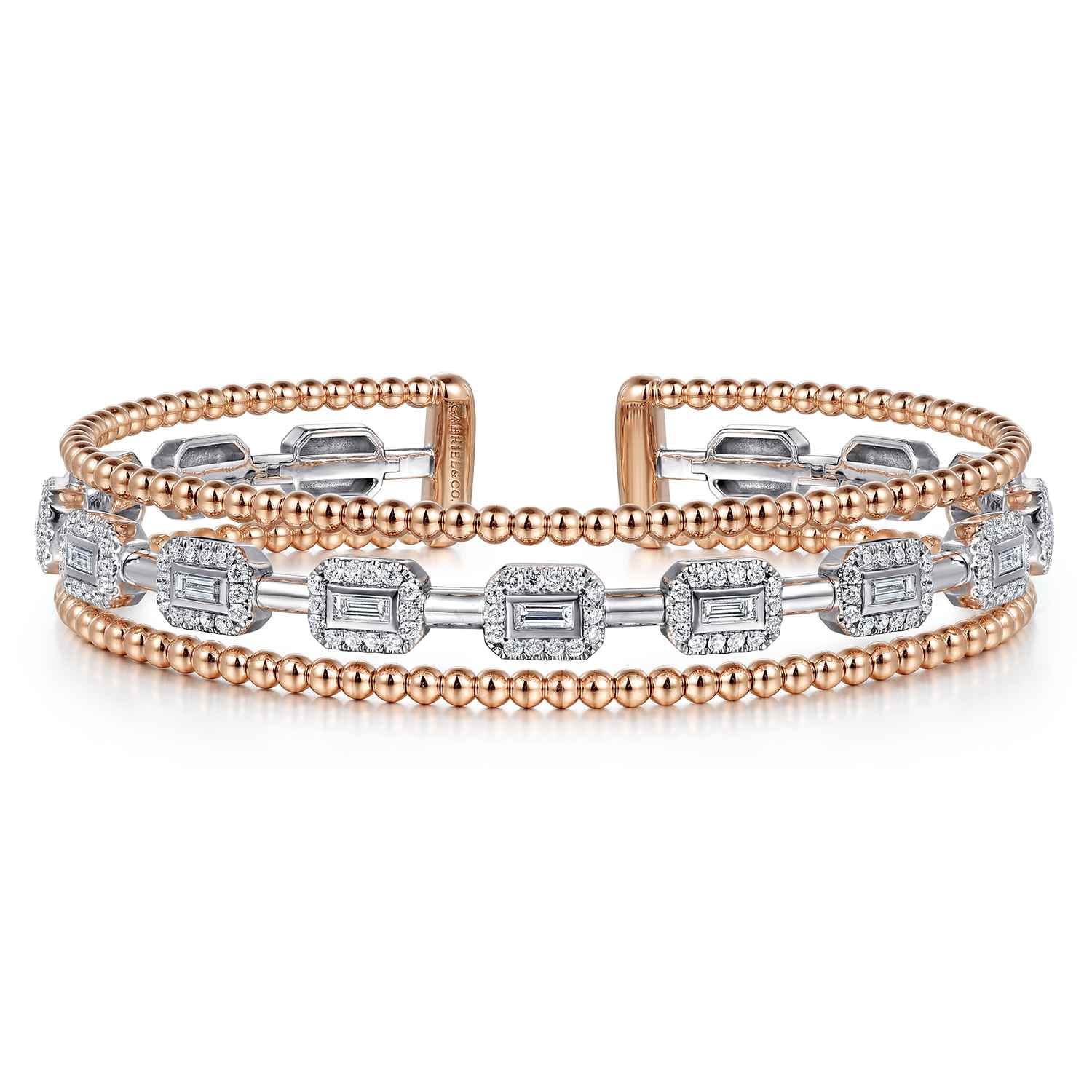 14k White/Rose Gold