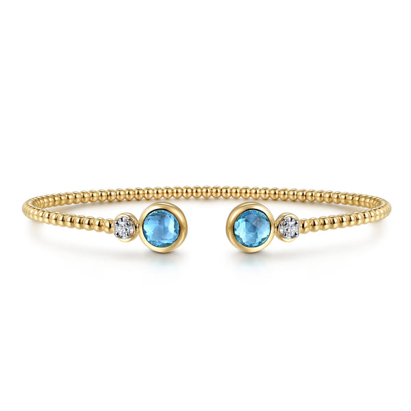 What’s November Birthstone Blue Topaz Bangle