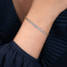 14K White and Yellow Gold Diamond Bujukan Bangle - 0.75 ct