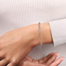 14K White and Yellow Gold Diamond Bujukan Link Bracelet - 2.12 ct