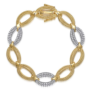 14K-White-and-Yellow-Gold-Diamond-Rope-Link-Chain-Bracelet1
