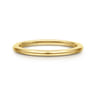 Straight Wedding Ring in 14k Yellow Gold with   at Gabriel & Co.