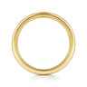 Straight Wedding Ring in 14k Yellow Gold with   at Gabriel & Co.