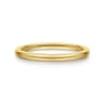 Straight Wedding Ring in 14k Yellow Gold with   at Gabriel & Co.