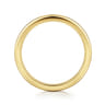 Straight Wedding Ring in 14k Yellow Gold with   at Gabriel & Co.