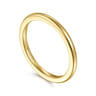 Straight Wedding Ring in 14k Yellow Gold with   at Gabriel & Co.