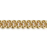 14K Yellow Gold 12mm Hollow Cuban Link Tennis Bracelet