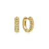 14K Yellow Gold 15mm Bujukan Huggies