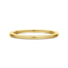 Straight Wedding Ring in 14k Yellow Gold with   at Gabriel & Co.