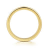Straight Wedding Ring in 14k Yellow Gold with   at Gabriel & Co.