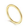 Straight Wedding Ring in 14k Yellow Gold with   at Gabriel & Co.