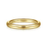 14K Yellow Gold 2.2mm Plain Wedding Band