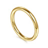 14K Yellow Gold 2.2mm Plain Wedding Band