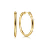 14K Yellow Gold 30mm Classic Hoops Earrings