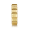 14K Yellow Gold 6mm - Men's Wedding Band in High Polish Finish