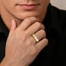 14K Yellow Gold 6mm - Men's Wedding Band in High Polish Finish