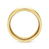 Straight Wedding Ring in 14k Yellow Gold with   at Gabriel & Co.