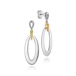 14K-Yellow-Gold--925-Sterling-Silver-Bujukan-Stud-Drop-Earrings1