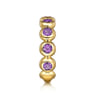 14K Yellow Gold AM - Amethyst Ladies Ring