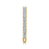 14K Yellow Gold AQ - Aquamarine Ladies Ring