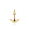 14K Yellow Gold Anchor Pendant