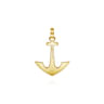 14K Yellow Gold Anchor Pendant