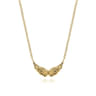 14K Yellow Gold Angel Wings Necklace