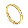 Straight Wedding Ring in 14k Yellow Gold with   at Gabriel & Co.