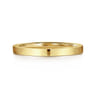 Straight Wedding Ring in 14k Yellow Gold with   at Gabriel & Co.