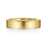 Straight Wedding Ring in 14k Yellow Gold with   at Gabriel & Co.