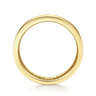 Straight Wedding Ring in 14k Yellow Gold with   at Gabriel & Co.