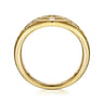 14K Yellow Gold Aztec Cutout Ring