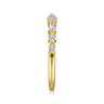 Open Ring Wedding Ring in 14k Yellow Gold with  Natural Diamond at Gabriel & Co.