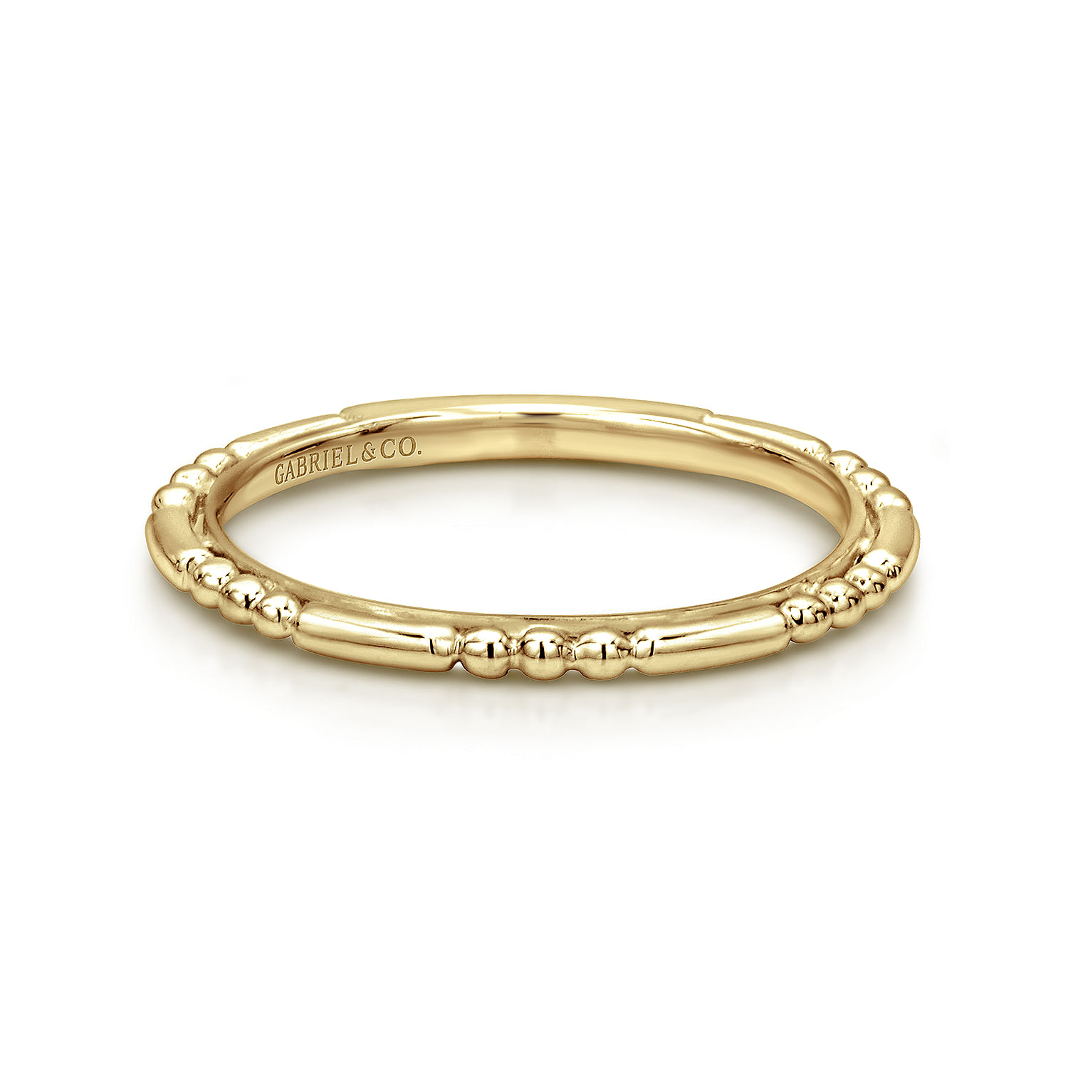 14K-Yellow-Gold-Ball-and-Bar-Station-Stackable-Ring1